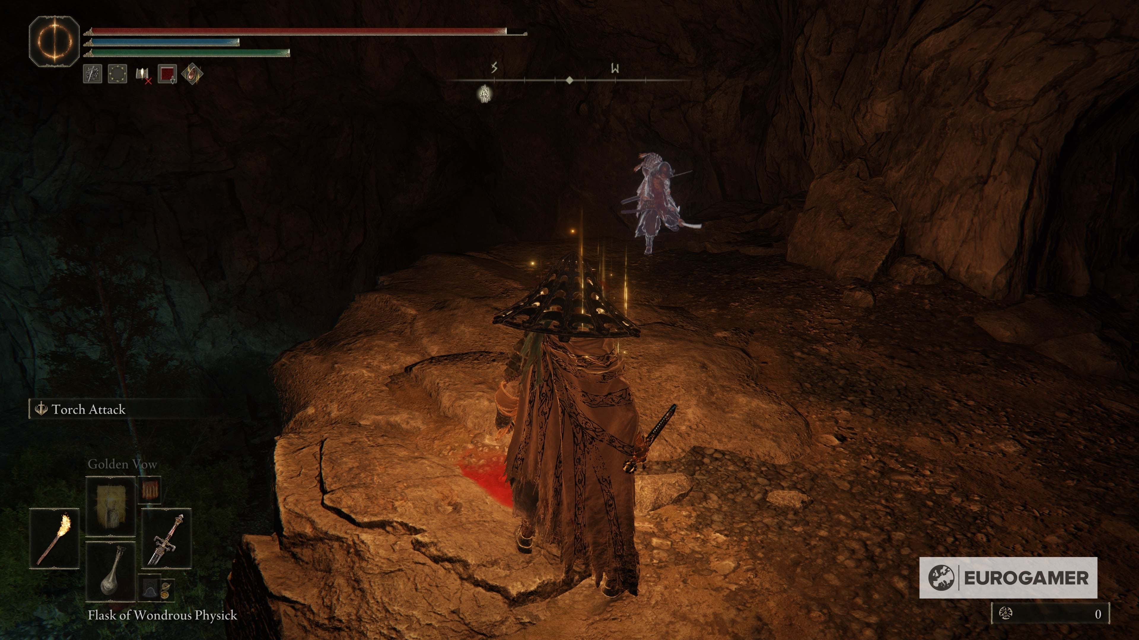 Elden Ring Samurai build stats, equipment